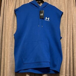 Under Armour Royal Blue Sleeveless Hoodie